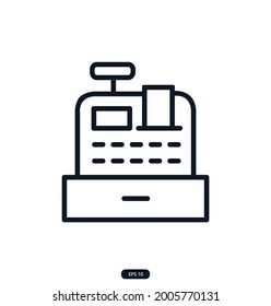 Till Icons. e-commerce icon. Сollection of Web and App icons for an online store, delivery, payment, shopping cart, Online Shopping. vector eps 10