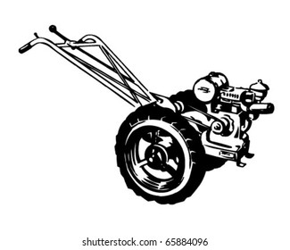 Tiller - Retro Clipart Illustration