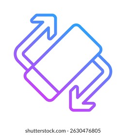 Elemento de icono de inclinación para diseño