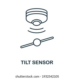 Tilt Sensor Icon. Simple Element From Sensors Icons Collection. Creative Tilt Sensor Icon Ui, Ux, Apps, Software And Infographics