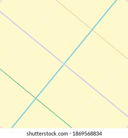 Iluminación de vector geométrico abstracto: inclinación, sesgo, cuadrícula diagonal, cuadrado de malla. Asas rotadas, enredadas, enrejados, enredaderas, elementos de rebanado