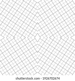 Gitter mit schrägen, schrägen und diagonalen Quadraten, geometrisches Element mit Maschen. Gitter, Gitter, Gitter und Gürtelrose