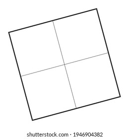 Tilt, skew, and diagonal squares grid, mesh geometric element. Angled, rotated grill, lattice, and grating