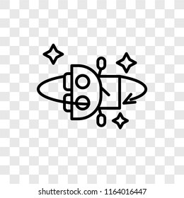 Tilt vector icon isolated on transparent background, Tilt logo concept