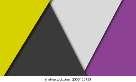 Tilted Planes of Overlapping Shades for a Vibrant Minimalist Look