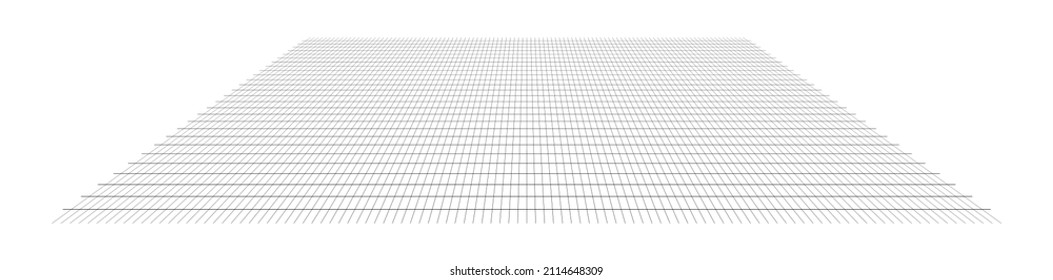 Tilted, skew 3D grid, mesh