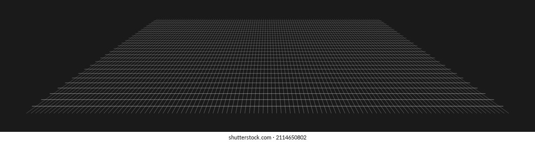 Tilted, skew 3D grid, mesh
