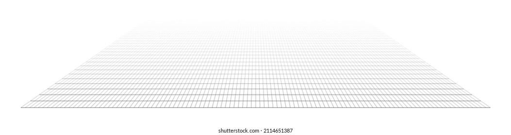 Tilted, skew 3D grid, mesh