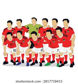 tim soccer cartoon 2.avatar vector
