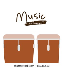 timbal instrument isolated icon design, vector illustration  graphic 