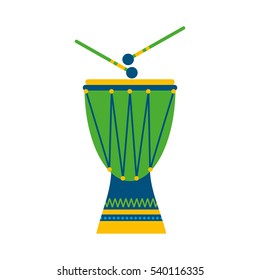 timbal tropical instrument icon vector illustration design