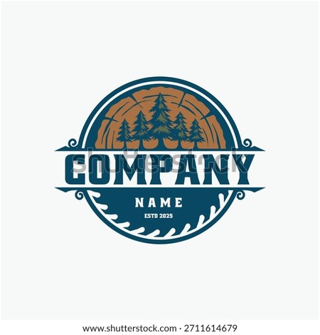 Timber and construction logo design