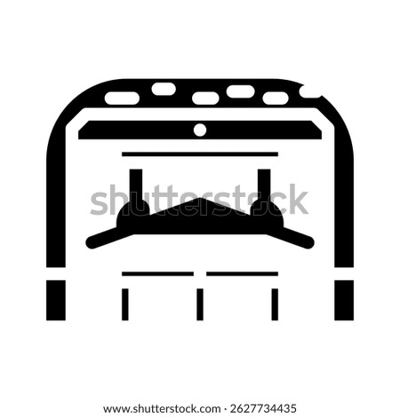 timber framing workshop wood frame glyph icon vector. timber framing workshop wood frame sign. isolated symbol illustration