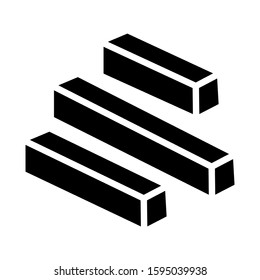 timber icon isolated sign symbol vector illustration - high quality black style vector icons

