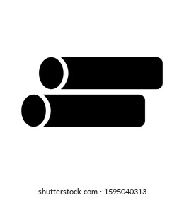 timber icon isolated sign symbol vector illustration - high quality black style vector icons
