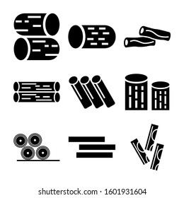 timber icon isolated sign symbol vector illustration - Collection of high quality black style vector icons
