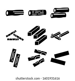 timber icon isolated sign symbol vector illustration - Collection of high quality black style vector icons
