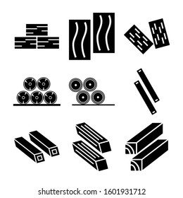 timber icon isolated sign symbol vector illustration - Collection of high quality black style vector icons
