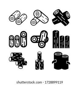 timber icon or logo isolated sign symbol vector illustration - Collection of high quality black style vector icons

