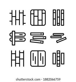 Timber icon or logo isolated sign symbol vector illustration - Collection of high quality black style vector icons
