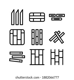 Timber icon or logo isolated sign symbol vector illustration - Collection of high quality black style vector icons
