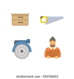 Timber icons vector illustration.