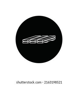 vector de la industria de la madera para la presentación de iconos de símbolo del sitio web