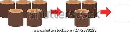 Timber supply instability concept linked to log shortage and maritime disruption