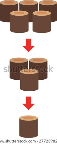 Timber supply instability concept linked to log shortage and maritime disruption