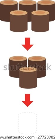 Timber supply instability concept linked to log shortage and maritime disruption