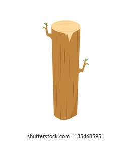 Timber vector. Timber on white background. wallpaper. copy space.