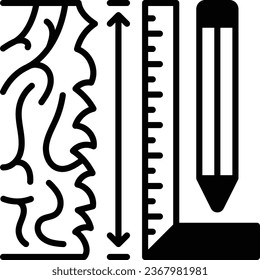 Timber Wooden Slab, Right Angled Scale and Marker Pencil concept vector color icon design, Handyman Services symbol, House Repairing sign, Civil Engineering and Building Contractor stock illustration