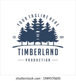 Timberland logo design vector for hemlock company