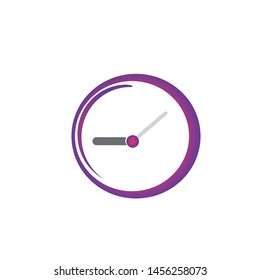 time abstract icon logo design