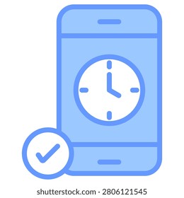Time Access Icon Element For Design