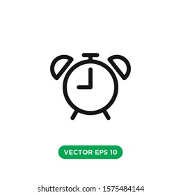 time alarm clock icon design template 