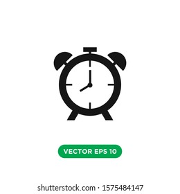 time alarm clock icon design template 