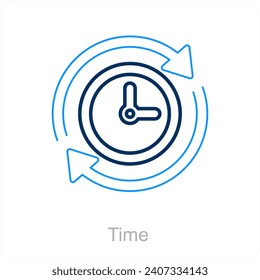Zeit-Alarm-Icon-Konzept