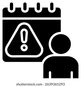 Time Alert Icon Element For Design