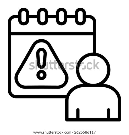 Time Alert Icon Element For Design