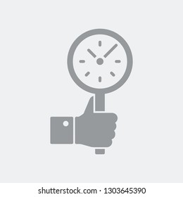 Time alert reminder icon