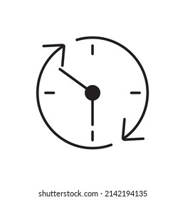 Symbol-Vektorelemente für Zeithähne für Infografik-Web