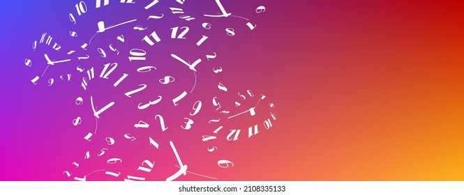 Time background with melting wall clocks.