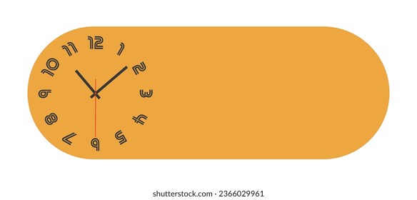 Time background with round wall clocks.