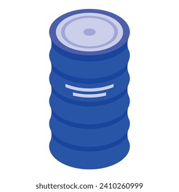 Time battery icon isometric vector. Full energy. Mirror sign