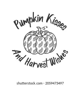 Time to be break out the pumpkins and the hoodies, It’s fall! SVG Typography T-shirt Design.