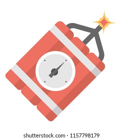 
time bomb explosive with digital countdown timer clock
