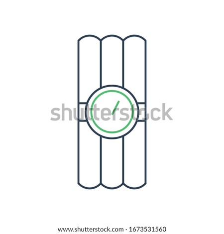 time bomb icon design/editable vector work