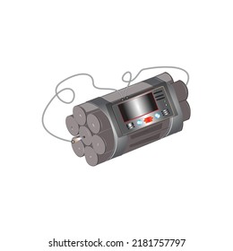 Time Bomb Tnt C4 Dynamite Dangerous, Explosive Device Capable Of Massive Destruction And Damage