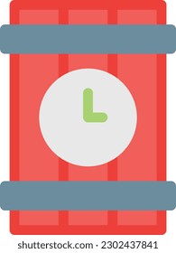 time bomb Vector illustration on a transparent background. Premium quality symmbols. Line Color vector icons for concept and graphic design.